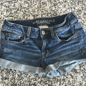 American Eagle Outfitters Women's Blue Denim Shorts